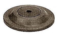 [ BUMPER, CASTER (5OD, GRAY) - W ]