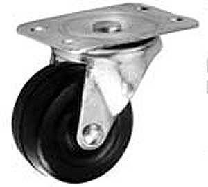 [ CASTER, PLATE (2, SWL, BLK) -  ]