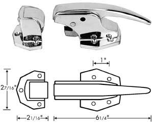 [ LATCH (W/STRIKE) - HWR-01062 - ]