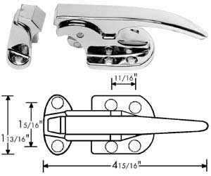 [ LATCH (W/STRIKE) - HWR-01075 - ]