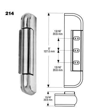 [ HINGE, EDGEMOUNT - HWR-11051 - ]
