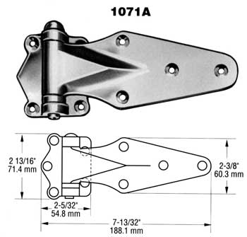 [ HINGE (1-1/8 OFST, 7-3/8L) - H ]