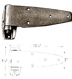 [ HINGE,CAM(1-5/8OFST,10-1/4L) - ]
