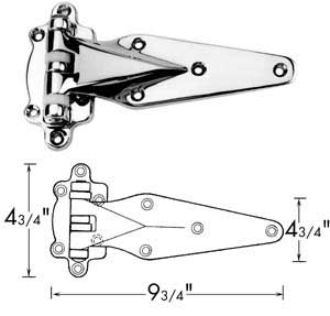 [ HINGE (1-1/8OFST, 9-3/4L) - HW ]