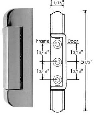 [ HINGE,EDGEMOUNT(1-1/8OFST,CP)  ]