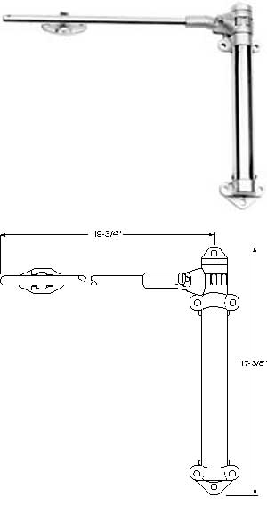 [ CLOSER, DOOR (KASON, 17-5/8H)  ]