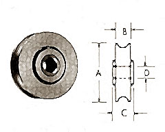 [ ROLLER, CONCAVE (1-3/16OD) - H ]