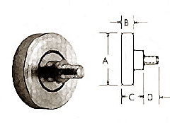 [ ROLLER (1-5/16OD,1/4-20THD,ZP) ]