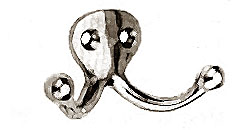 [ HOOK, COAT (BRASS, 2 EAR) - HW ]