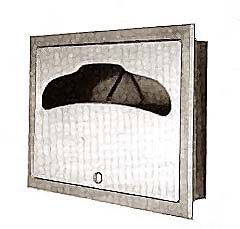 [ DISPENSER,SEAT COVER(RECESSED) ]