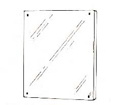 [ MIRROR,UNBREAKABLE(18X24,S/S)  ]