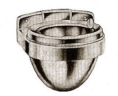 [ ASH TRAY(7.75DIA,WALL MT,S/S)  ]