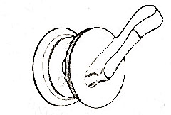 [ KNOB, SET (STALL DOOR, ADA) -  ]