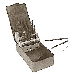 [ DRILL SET(1/16-1/2, 29 PIECE)  ]