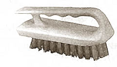 [ BRUSH, SCRUB (W/HAND GRIP,NYL) ]