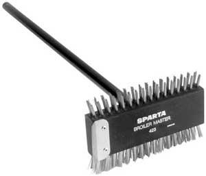 [ BRUSH, GRATE (STEEL, W/HNDL) - ]