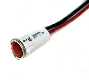 [ LIGHT,INDICATOR(24V,1/2,RED) - ]