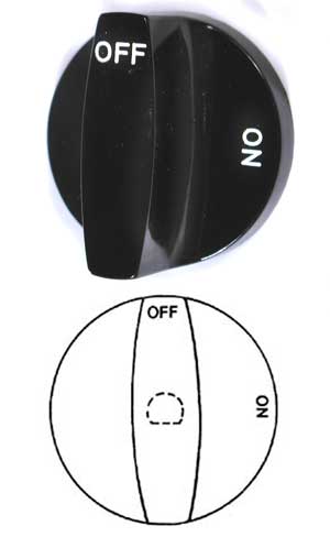 [ KNOB, VALVE - SBD-01043 - Oven ]