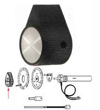 [ KNOB, THERMOSTAT - FRM-01110 - ]