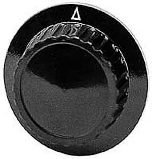 [ KNOB (1/4 DIA HOLE, 2OD,BLK) - ]