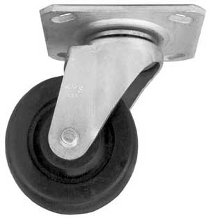 [ CASTER, SWIVEL (4, PLATE MT) - ]