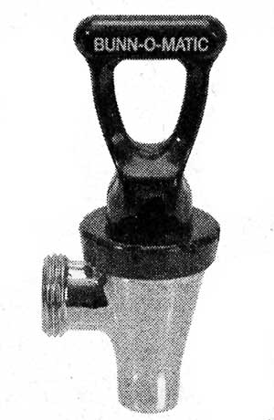 [ FAUCET,FAST FLOW(CHR/BLK HNDL) ]