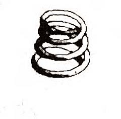 [ SPRING, END WEIGHT ROD - GLB-0 ]