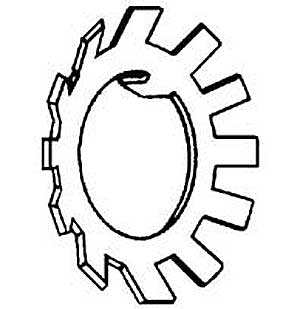 [ WASHER, LOCK (KNIFE PLATE) - G ]