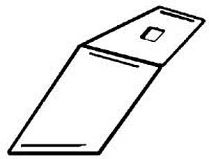 [ BLADE, KNIFE SCRAPER - GLB-010 ]