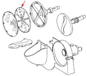 [ PLATE, SHREDDER (3/32) - HOB-1 ]