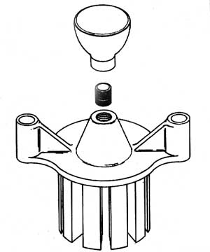 [ HEAD (6 SECTION, W/KNOB) - LIN ]
