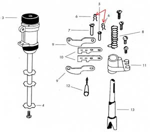 [ CLIP,SPRING(WIRE,F/BRASS PINS) ]