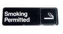 [ SIGN, SMOKING PERMITTED(BLACK) ]