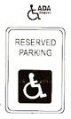 [ SIGN, RESERVED PARKING (12X18) ]