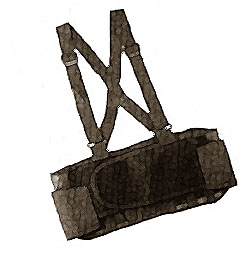 [ BELT, BACK SUPPORT(MEDIUM,BLK) ]