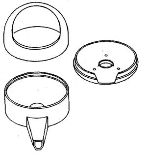 [ BOWL (PLASTIC, ASSY) - SUN-010 ]