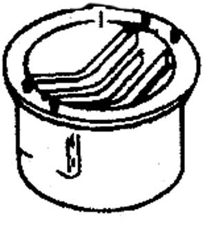 [ CUP, BLADE (6 SECTION SLICE) - ]