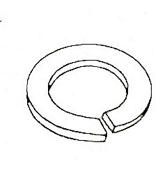 [ WASHER, LOCK/SS (100) - WSH-11 ]
