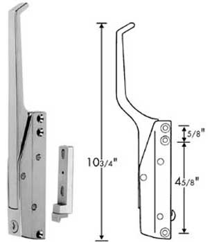 [ LATCH, MAGNETIC (W/STR/LK) - H ]