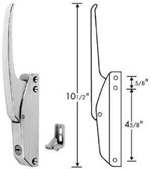 [ LATCH (W/STRIKE/LK/CRVD HNDL)  ]