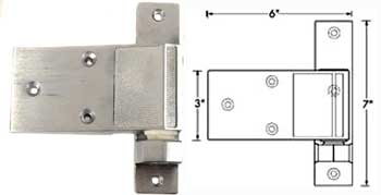 [ HINGE, CAM LIFT (FLUSH,6WIDE)  ]