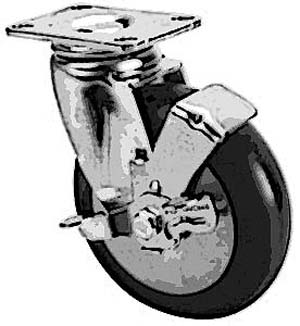 [ CASTER, PLATE (5, SWIVEL) - SH ]