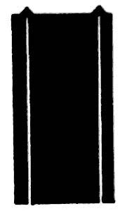 [ GASKET, RIBBED (1WIDE, 25') -  ]