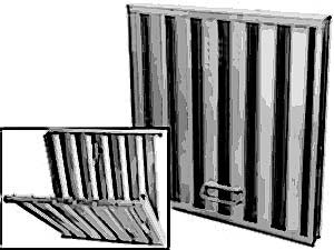 [ FILTER, BAFFLE (16X25 HINGED)  ]