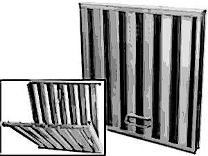 [ FILTER, BAFFLE (20X20 HINGED)  ]