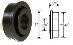 [ ROLLER (29/32OD,3/8ID,BLK) - H ]