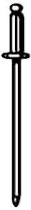 [ RIVET, BLIND (S/S,#43) (100) - ]