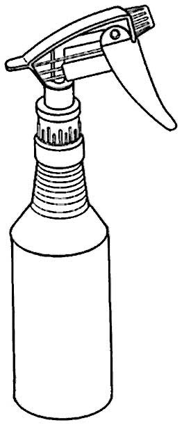 [ BOTTLE (16 OZ, W/ SPRAYER) - T ]