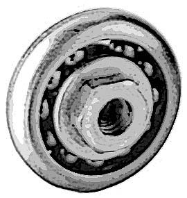 [ ROLLER(1.5OD,1/4-20,S/S)(2) -  ]