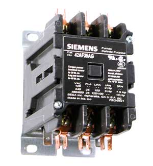 [ CONTACTOR (3 POLE,25 AMP,240V) ]